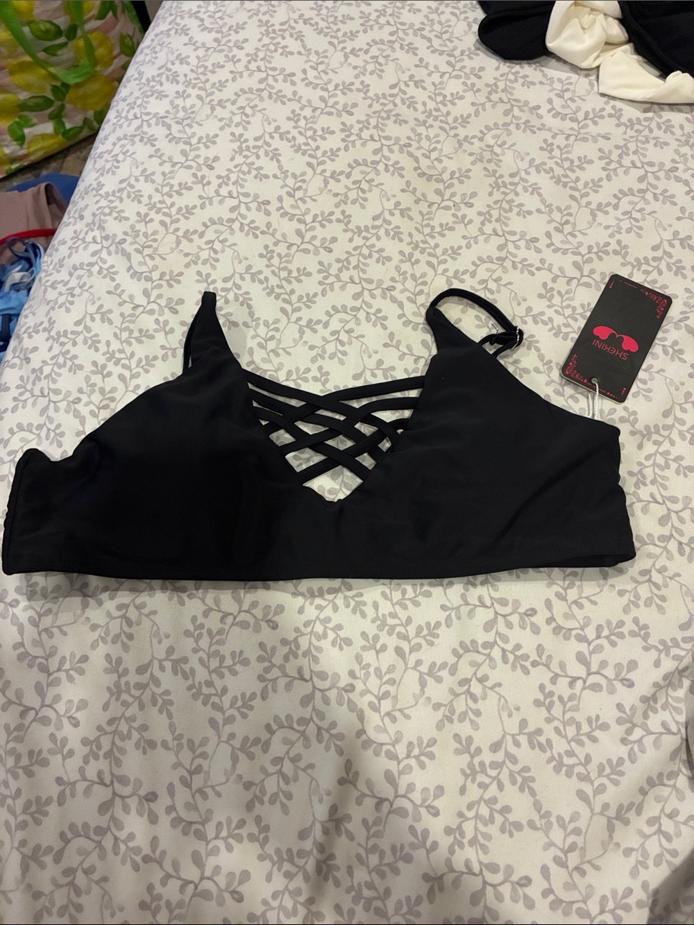 Brand new Black bikini top